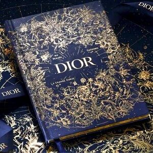 Christian Dior 'La Grande Ourse' Blue and Gold Decorative Journal in Box NEW